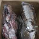 49 Pcs Rose Gold Christmas Tree Decoration Set Tree Topper Bow 24 Pcs Christmas Glitter Artificial Poinsettia Flowers and 2.36 Inch Xmas Ball Ornaments for Xmas Party Holiday Decor