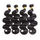 12A Body Wave Human Hair 4 Bundles 18 20 22 24 Inch 100% Remy Virgin Hair Weaves Extensions Body Wave Bundles Human Hair Soft And Silky Natural Black