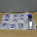 Irenare Media Storage Bottles Borosilicate Storage Glass Scientific Round Graduated Media Bottle with Blue Gl45 Screw Cap for Lab Water Reagent Liquids(500 ml,12 Pcs)