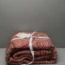 Levtex Home - Spruce Red Quilt Set - King/Cal King Quilt (106x92in.) + Two King Pillow Shams (36x20in.) - Paisley Pattern in Burgundy, Red, Tan, Grey - Reversible - Cotton