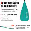 WONITAGO Kid SUP Paddleboard Paddle Adjustable Stand Up Paddle Board Paddle