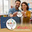 8 x Teacher Ornament 2026 - Teacher Appreciation Ornament for Christmas Tree, Daycare Kindergarten Preschool Teachers Gift, Special Education Thank You Gifts, Thank You Gifts for Teacher