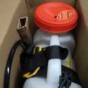 Battery Powered Backpack Sprayer - 4.2 Gallon, 8 Nozzles, 100PSI Cutoff, Long Battery Life, Wide Mouth, High-Pressure Spray Hose, Trigger Lock, Pressure Knob Controller