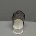 Toothbrush Holders with Sliding Lid, Rotating 3 Slots Bathroom Organizer Countertop, Tooth Brush Toothpaste Holder Bathroom Counter Stand Sink Organizer Caddy for Vanity Makeup Brushes Holder (White+Transparent Black)