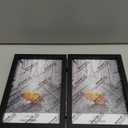 4x6 Double Picture Frame Wooden Hinged Photo Frame Definition Glass Stand Vertically on Desktop or Tabletop Black