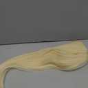 Ball Jointed Doll Wig, Light Gold High Temp Silk Hair Replacement Easy Styling Center Parting 1/3 Scale