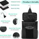 Attmu Mesh Shower Caddy Portable Dorm Tote Bag, Quick Dry Hanging Toiletry Bag, Large Capacity Shower Bag for College Dorm Room Essentials for Boys and Girls for Bath Camping (Black)