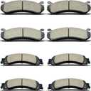 D785 D834 Front Rear Ceramic Brake Pads Set Fit For Cadillac Escalade/Escalade ESV/EXT,For Chevrolet Avalanche 1500/Silverado 1500 /Suburban 1500/Tahoe,For GMC Sierra 1500/Yukon/Yukon XL