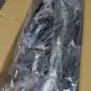 HOMLAND Foldable Rollator Walkers with Seat for Seniors, 8'' Big Wheels, 350 lb. Weight Capacity, Adjustable Handles and Seat Height, Lightweight Rolling Walker, Purple