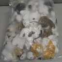 Hungdao 36 Pcs Horse Plush Stuffed Animals Bulk 3.15 Inch Cattle Horse Party Favors Realistic Stuffed Animals Stuffed Mini Plush Pets Toy for Farm Themed Birthday Party Gift Keychain