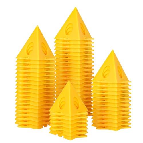 FDKJEJC 36 Painters PyramidStands - Paint Triangle Stands，Paint Stands for Painting，Mini Cone Paint Stands for Cabinet and Door Risers Support (36)