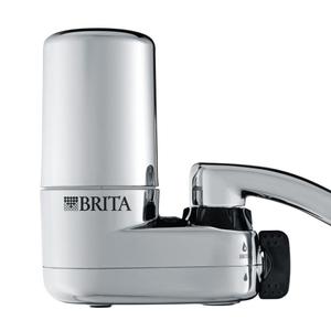 Faucet-Mount Water Filtration System, Chrome (100 Gallon)