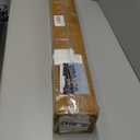 VIVOSUN Outdoor Handrail, 3 Step Stair Handrail, 40" x 36" Fits 1 to 3 Steps, Wrought Mattle Iron Handrail for Concrete Steps, Porch Steps, One-Step Assembly, Black