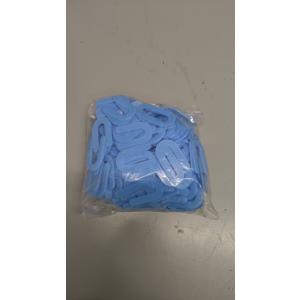 uxcell Plastic Shims, Horseshoe U Shims Spacers for 1/16 Inch Construction Tile Leveling, Blue 100pcs