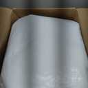 Kesfitt 16 Mil Heavy Duty Waterproof White Tarp, 12x20 ft, 100% Virgin Polyethylene, Reinforced Grommets, UV Resistant Outdoor Tarp for Storm Protection, Equipment Cover & Backyard Use