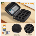 15-Slot Insulin Vials Fridge Holder, Insulin Bottle Storage Case with Mesh Bag to Organize 10ml Injection Vials and Diabetic Accessories, Great for Travel Protector