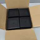 Flechazo Pack of 8 Furniture Bed Risers, 2 or 4 Inch Heavy Duty Adjustable Plastic Triangular Furniture Risers with Non-Slip Mats for Bed, Desk, Sofa