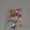 60PCS Colorful Girls Beads for Hair, Cute Hair Beads Jewelry Kit, Acrylic Material with Large Hole Design, Mixed and Candy Colors for Various Hair Decoration, Dreadlocks, DIY Crafts, Fit Women