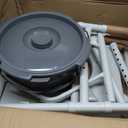 Bedside Commode for Seniors, 6.3 QT Removable Bucket & Splash Guard