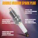 RANSOTO Ignition Coil Pack & Iridium Spark Plug Compatible with 2002-2008 Dodge Ram 1500 Durango Dakota Nitro Grand Cherokee Liberty Commander 3.7L V6 Replaces UF270 7100 Set of 6