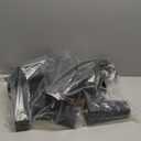 TURSTIN 16 Pack 8 Inch Furniture Legs Plastic Sofa Couch Legs Square Tapered Feet Sofa Legs with M8 TNuts Screws for Legs Sofas Chairs Cabinets Dressers Beds, Black