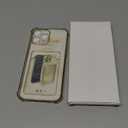 ACANDYA for iPhone 15 Pro Max Case Wallet Clear Protective Phone Case with Credit Card Holder Heavy Duty Protection Shockproof Anti-Scratch Anti-Yellow Cover for iPhone 15 Pro Max 6.7 inch Transparent