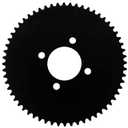 60 Tooth #35 Rear Chain Sprocket Steel 4 Hole 2" bore for Mini Bike Go Kart Predator 79cc 212cc 420cc Trike ATV Quad