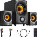 Acoustic Audio by Goldwood Bluetooth 2.1 Speaker System 2.1-Channel Home Theater Speaker System, Black (AA2170)