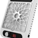 Nail Dust Collector Vacuum for Nail Techs Powerful Suction, Quiet 3-Speed Fan, Reusable HEPA Filter, One-Knob Control, Compact Portable for Gel/Acrylic Nails, Salon & Home