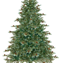 6/7/8 Feet Christmas Tree with Warm White LED Lights and Pine Cones-7 ft