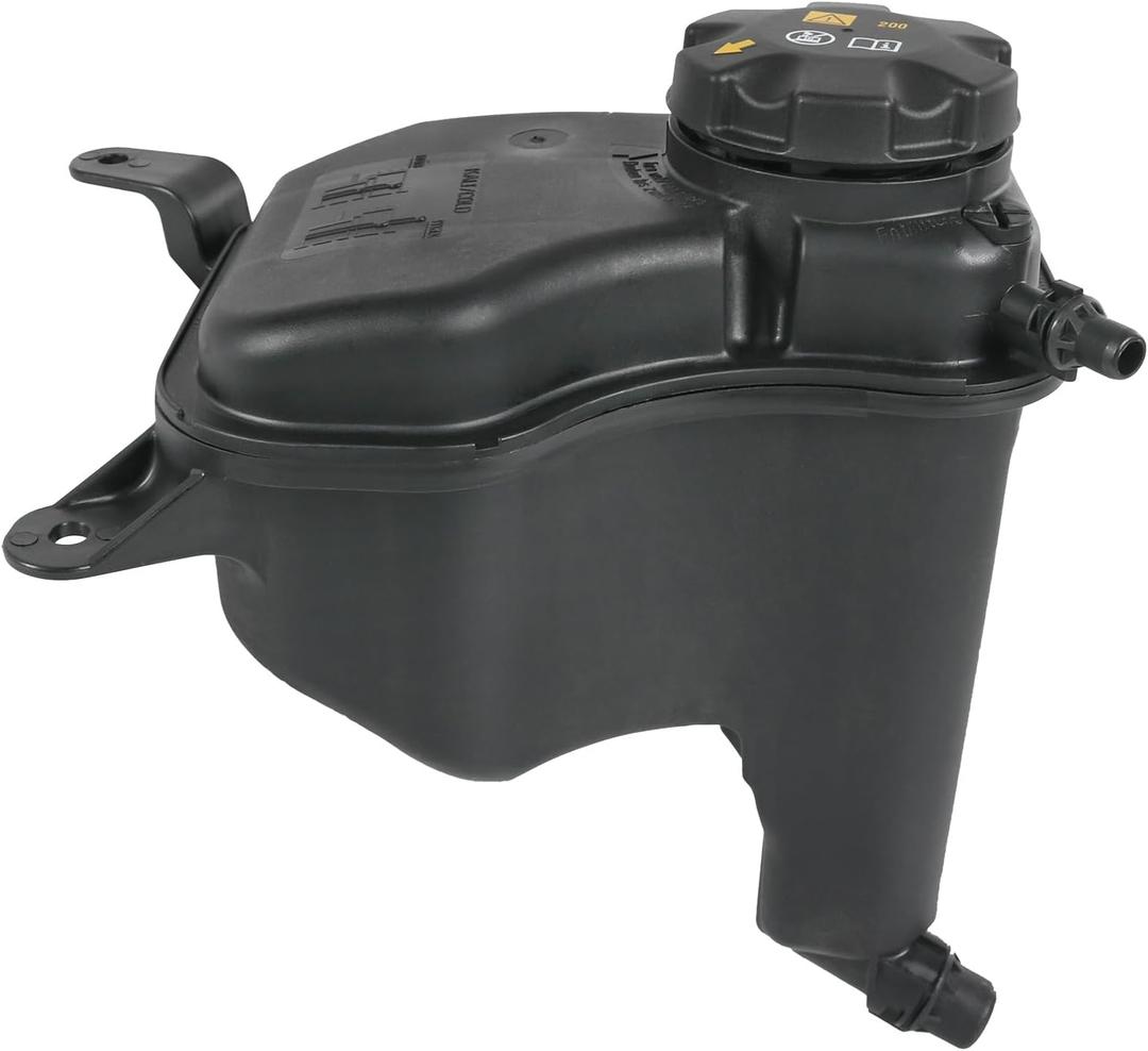 603-334 Engine Coolant Reservoir Tank With Cap Replacement For 118i 120i 125i 128i 130i 135i 323i 325i 328i 330i 335i, Replace 17137567462 17137607482