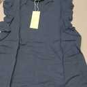 Dokotoo Womens Ladies Cute V Neck Tanks Tops Dressy Casual Elegant Ruffle Sleeveless Shirts Loose Summer Blouses Tank Top for Women Fashion 2026 M