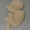 Strapless Longline Bra for Women Convertible Multiway Lace Corset Lift Up Bras Underwired Plus Size (36D)