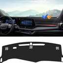 Autorder Dashboard Cover Mat for 2025 2026 Chevrolet Equinox Accessories Dash Cover Upgrade Velvet Dash Mat UV Rays Protector(Not for Chevrolet Equinox EV)