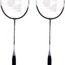 YONEX ZR 100 Light Aluminum Blend Badminton Racquet with Full Cover, Set of 2, One Size