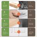 4 Pack Walnut Plywood Sheets, 12 x 12 x 1/4 Inch, 6mm Plywood for Laser Cutting, Thin Unfinished Wood Sheets for Architectural Models, Wood Burning and DIY Crafts