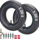 RUTU 2-Pack 13x5.00-6 5.00-6 Inner Tube with TR13 Straight Valve Stem Fit for Razor Dirt Quad Go Kart Dirt Bike ATVs Dune Buggies Wagons Lawn Mowers Garden Tractors Hand Trucks 12X5.00-6,5.30-6,4.50-6