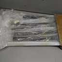 GUOHNHE Large Metal Coat Rack Freestanding, Modern Coat Hanger Stand with 2 Hooks and Heavy Rock Slab Base, Industrial Clothes Rack, Garment Rack, 19.7 x 11.8 x 68.9 In, Black, GYJ202MB