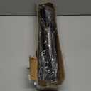 Black Shower Curtain Rod, Adjustable 32-80 Inch Tension Spring Curtain Rod No Drilling for Bathroom Kitchen, No Slip, No Rust