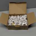 C7 C9 Christmas Lights Universal Spring Clips, 25 Count Quick Spring Clips for Holiday Light Decorations, Shatterproof Shingle and Gutter Clips for E12 E17, Metal Surface Roof Fence Gates, White