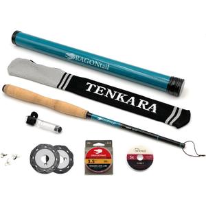 DRAGONtail Tenkara - Kaida zx320 Tenkara Pack Rod w/Level Line Kit