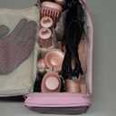 StyleVibe 6-in-1 Air Styler, Hair Dryer & Blow Dryer Brush with Travel Case - Auto Wrap Curls (L/R), Fast Drying, Thermal Round Brush for Smooth Blowouts & Frizz-Free Volume, No Heat Damage