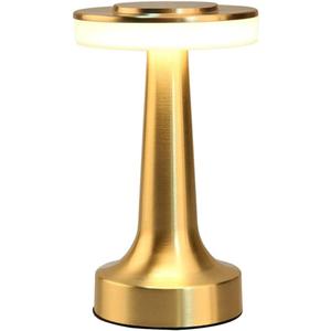 Portable LED Table Lamp with Touch Sensor, 3-Levels Brightness, Rechargeable Battery Up to 48 Hours Usage, Night Light for Kids Nursery, Nightstand Lamp, Bedside Lamp (Gold)