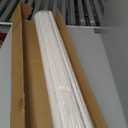 LazBlinds No Tools No Drill Cordless Bamboo Roman Shades, Light Filtering Window Treatment, Roll Up Bamboo Blinds for Window 41'' W x 64'' H, Ceylon Vintage White