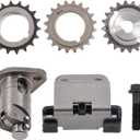 130700T011 130700T010 Engine Timing Chain Kit Sprocket Compatible with Corolla Matrix Prius Vibe xD L4 1.8L 2008-2015 2ZR-FE 2ZR-FXE Replace 1307037010 916-944 13540-37010