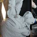 Lush Decor Ruffle Skirt Bedspread Set - 3-Piece Luxurious Farmhouse Bedding - Elegant Ruffle Detail - Timeless Style - Soft Lightweight Sheets - Queen, Sea Salt