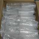 24 Pcs Clear Champagne Flutes 6 oz Ribbed Plastic Champagne Glasses with Long Stem Crystal Disposable Cocktail Cups for Party, Wedding, Birthday (Clear)