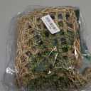 PINVNBY Bearded Dragon Hammock,Reptile Lounger Natural Seagrass Lizard Hammocks Habitat Tank Accessories Jungle Climber Vines Flexible Leaves Decor for Climbing Reptiles Chameleon Gecko Snakes