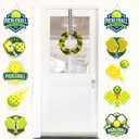 4 x 2Pcs Pickleball Themed Door Hanging Banner Pickleball Porch Sign Door Banner Pickleball Banner Pickleball Birthday Party Decorations for Pickleball Birthday Party Supplies