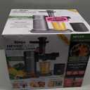 Ninja NeverClog Cold Press Juicer, Powerful Slow Juicer with Total Pulp Control, Countertop, Electric, 2 Pulp Functions, Dishwasher Safe, 2nd Generation, Charcoal, JC151